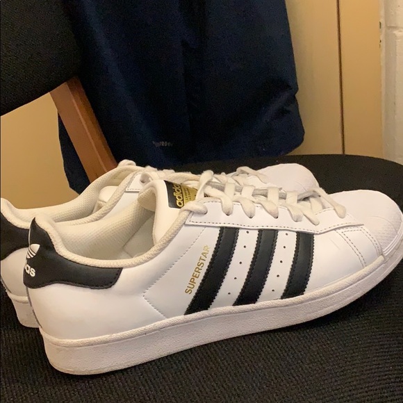 Shoes - Gently worn Adidas Superstars. Size 10